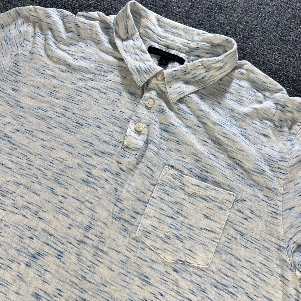 John Varvatos Men's Jersey Knit Short Sleeve Shirts In Size: X-Large Heather